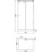 Душевой уголок Aquanet Gamma 1508-12 L