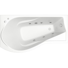 Акриловая ванна Bas Капри 170x80 L с гидромассажем