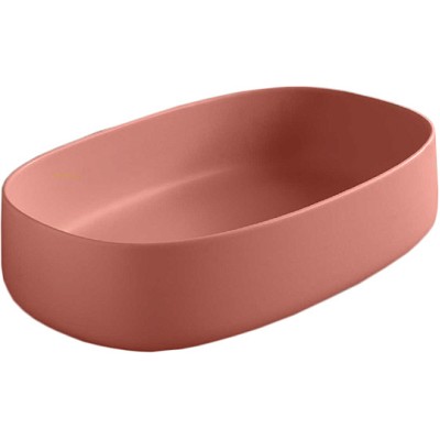 Раковина ArtCeram Cognac COL003 rosso corallo, 55 см
