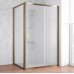 Душевой уголок Vegas Glass ZP+ZPV 120*90 05 10 профиль бронза, стекло сатин