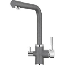 Смеситель Granula GR-2015 графит, для кухонной мойки 