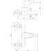 Смеситель Aquanet Round Handle SD90701 для ванны с душем