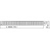 Решетка AlcaPlast Line 950L глянцевая