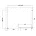 Душевой уголок Vegas Glass ZP+ZPV 120*90 05 01 профиль бронза, стекло прозрачное