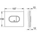 Кнопка смыва Grohe Arena Cosmopolitan 38858SH0 белая