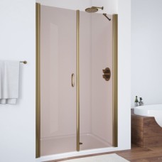 Душевая дверь в нишу Vegas Glass EP-F-2 110 05 05 L профиль бронза, стекло бронза 