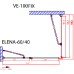 Душевой уголок Cezares Elena A12 100 C Cr