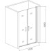 Душевая дверь в нишу Good Door Pandora SD 100