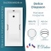 Ванна из искусственного камня Delice Diapason 180x75 матовая с черными ручками DLR330065RB-M
