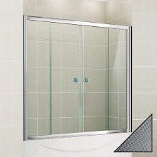 Шторка на ванну Cezares Pratico VF2 150/140 P Cr 