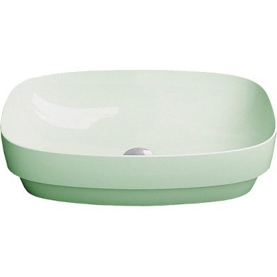 Раковина Catalano Green Lux 60x40 зеленый матовый