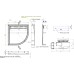 Поддон для душа Aquanet Stone Lite 90x90