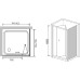 Душевой уголок RGW Classic CL-31 (760-810)x800x1850 профиль хром, стекло чистое