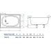 Стальная ванна Koller Pool 105x70 без сиденья