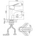 Смеситель D&K Paulinus Rhein DA1352141 для раковины