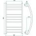 Полотенцесушитель водяной Grota Primo 48x90