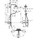 Душевая стойка Hansgrohe Croma Select S 180 2jet 27253400 с термостатом
