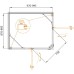 Душевой уголок Cezares Crystal-S-AH-2-100/90-C-Cr-L