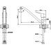 Смеситель Bravat Drop F74898C-2 для кухонной мойки