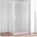 Душевой уголок Vegas Glass ZP+ZPV 100*90 01 10 профиль белый, стекло сатин