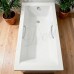 Ванна из искусственного камня Delice Diapason 150x75 глянцевая с ручками хром DLR330014R-G