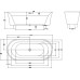 Акриловая ванна BelBagno BB40-1700 marine