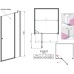 Душевая дверь в нишу Radaway EOS II DWJ 100 R