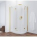 Душевой уголок Vegas Glass AFS-F 120*80 09 01 L профиль золото, стекло прозрачное