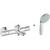 Термостат Grohe Grohtherm 800 34567000 для ванны с душем с душевой лейкой Grohe Tempesta New 100 27597000