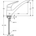 Смеситель Ideal Standard Cerasprint New B5344AA для кухонной мойки