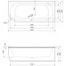 Акриловая ванна Cezares Metauro Corner 180x80 R