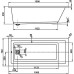 Акриловая ванна Vagnerplast Cavallo 150x70