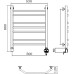 Полотенцесушитель электрический Aquanerzh Трапеция R 80x50