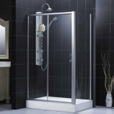 Душевой уголок RGW Passage PA-42 (1400-1420)х800 профиль хром, стекло чистое 