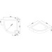 Поддон для душа Black&White Stellar Wind QC-09H