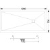 Поддон для душа RGW Stone Tray ST-127G 70х120 с сифоном