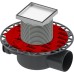 Душевой трап TECE TECEdrainpoint S 360 35 00 DN 70 под плитку