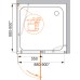 Душевой уголок Cezares Elena A12 90 C Cr