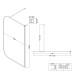 Душевая перегородка Niagara NG-689-12TBLACK 120x200