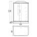 Душевая кабина River Vitim 120/80/24 ТН 120x80