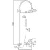 Душевая стойка Rav Slezak Labe L554.5/3