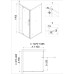 Душевое ограждение Niagara NG-43-9AG-A110G 90x110