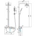 Душевая стойка Iddis Alps ALPSB1Fi06