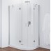 Душевой уголок Vegas Glass AFS-F 120*110 08 01 L профиль глянцевый хром, стекло прозрачное