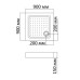 Поддон для душа BandHours Square 99 Tray 90х90