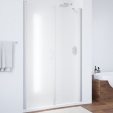 Душевая дверь в нишу Vegas Glass EP-F-2 115 07 10 L профиль матовый хром, стекло сатин 