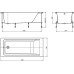 Акриловая ванна Roca Easy 170x75 ZRU9302899