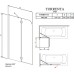 Шторка на ванну Radaway Torrenta PND 120 прозрачное стекло L