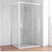 Душевой уголок Vegas Glass ZP+ZPV 100*90 01 01 профиль белый, стекло прозрачное