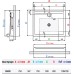Поддон для душа Novellini New Olympic 80x80 см высокий